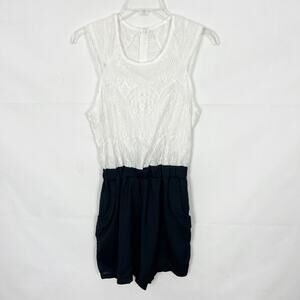 Girls Lace Romper Size XL